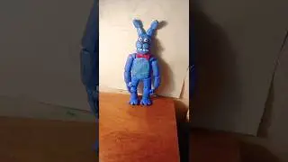 Бонни|Bonnie из Фнаф 1 из пластилина.Bonnie from plasticine from Fnaf 1 