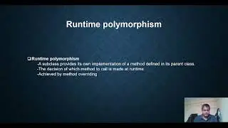 Run Time Polymorphism in java