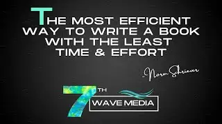 The most efficient way to write a book with the least time and effort.