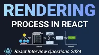 Rendering Process in React | How Rendering Works in React | re-rendering in React