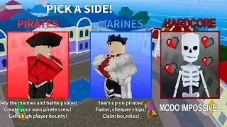 ATIVEI O NOVO MODO HARDCORE NO BLOX FRUITS! - ROBLOX