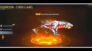 New Thompson CYBER CLAWS GUN SKIN 🔥 FREE FIRE | NEW EVENT
