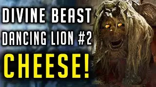 How To CHEESE Divine Beast Dancing Lion Boss Fight In Elden Ring DLC!