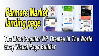 Best Farmers Layout Wordpress Theme And 1253 Other WP Templates. Easy Page Builder.