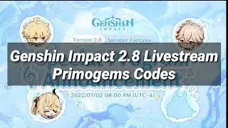 V2.8 Special Program Codes | Genshin Impact | Redeem Codes