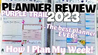 2023 Planner Review | Purple Trail Planner | Why I'm OBSESSED With These Planners!