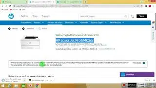 How to download HP Laser jet M402-M403dn printer Driver  How to install printer driver