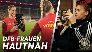 Klara übernimmt die Kamera & Laura hält eine Lesung 😂🎥📖 | Hautnah mit den DFB-Frauen