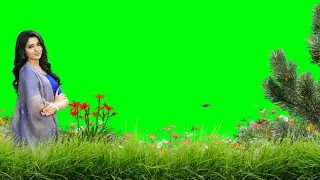 3D Flower Nature Green Screen Background Video || Beautiful Nature Green Screen Effects