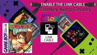 Donkey Kong Country (2000, GBC) - ENABLE THE LINK CABLE - 2 exclusive multiplayer mini games