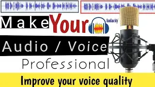 How to make your audio sound better in audacity || How to improve more audio in audacity