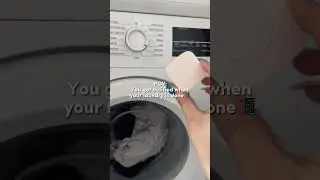 POV: You get notified when your laundry is done