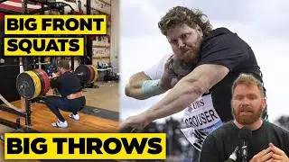 Ryan Crouser Front Squats 250kg For Big Throws!