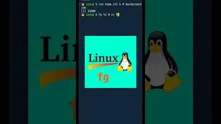 MOST USEFUL COMMAND! fg command in Linux. #linux