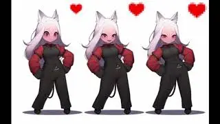 Helltaker cerberus dance :3