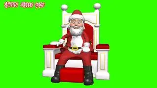 Green Screen Animation - 3D Santa Claus (COPYRIGHT FREE)