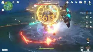 Thresher Xinyan showcase feat. Gorou, Rosaria, and Kuki || Genshin Impact