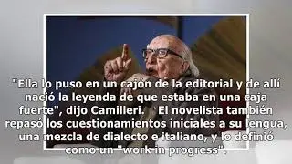 Andrea camilleri, ciego pero sigue escribiendo - especiales