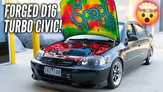 YOU NEED TO TURBO YOUR HONDA !! - BUILT D16 TURBO CIVIC REVIEW!