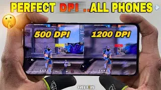 Perfect DPI for Headshot, movement, sensitivity for all phones Best DPI setting in Free fire