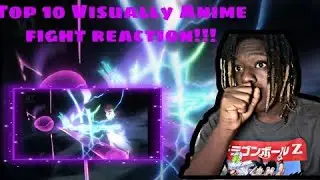 These Fights are stunning !Top 10 Visually Amazing Fights in Anime (Reaction)