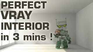 Perfect VRay Interior Tutorial in 3mins !