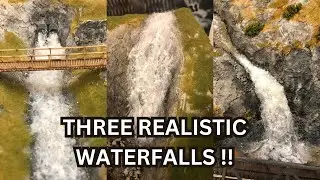 We built three REALISTIC waterfalls