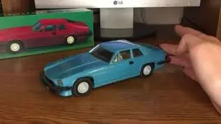 32а. Обзор масштабной модели JAGUAR XJ-S (сделано в ГДР)