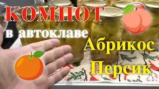 🍑 Вкусный компот в автоклаве вейн или Ароматные Компоты из Персиков и Абрикосов в Автоклаве