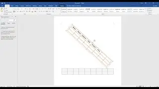 How to rotate table within MS word