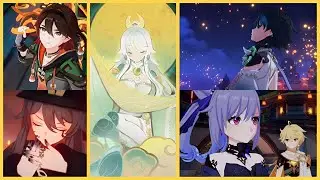 All Lantern Rite Cinematic Cutscenes - v1.3 to v6.3 | Genshin Impact