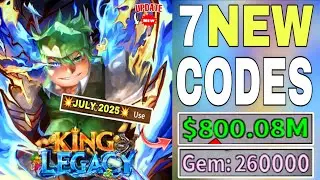 NEW CODES!!🔥 KING LEGACY CODES JULY 2025 - ROBLOX KING LEGACY CODES 2025