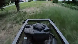 RC Mower First Run