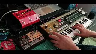Minimal setup Dawless Jam - Korg Volca Drum - Microkorg - Boss RC-500
