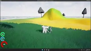 Unreal Engine 4. 3rd Person Interactive foliage.