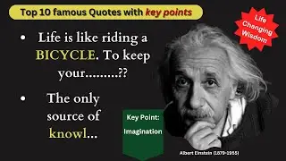 Life Changing Quotes by Albert Einstein | Top 10 Famous Quotes by Albert Einstein