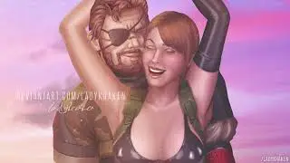 Quiet/Venom Tickling- Metal Gear Solid V - Steps Digital Painting Tutorial