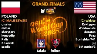Талала и Фоллон смотрят игру Польша VS США на OWC 2025. Гранд-финал