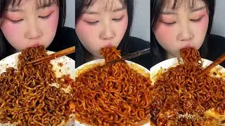 This Spicist Food Noodles Spicy Yummy Yummy, ASMR MUKBANG EATING
