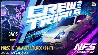 Crew Trials: Day 5 ZOINK! | Porsche Panamera Turbo (2017) | NFS No Limits