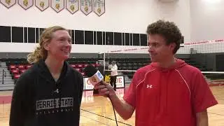 Volleyball Postgame vs GVSU - Chelsie Freeman