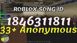 33+ Anonymous Roblox Song IDs/Codes