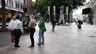 Ukrainian street music performance in Cardiff
