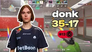 DONK 35-17 EU FACEIT POV (Nuke) | 4777 ELO