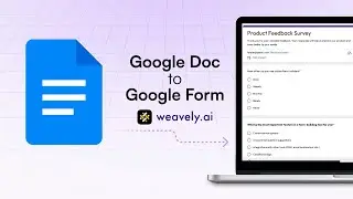 How to Convert Google Docs to Google Forms with AI