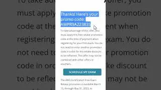 [CLOSED] Free AWS Exam Retake - Promotional Offer till July 15, 2023