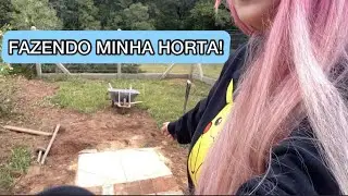 Começamos a fazer nossa Horta! Estou muito empolgada 😍