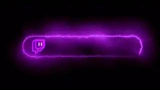 New TWITCH 😍 No Text Neon Lighting Effect Logo Animation Black Screen⚫️//Link In Descroption👇//..