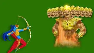 Ram Ravan Green Screen Video 