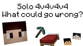 24 ⭐ Bedwars Player Solo in 4v4v4v4